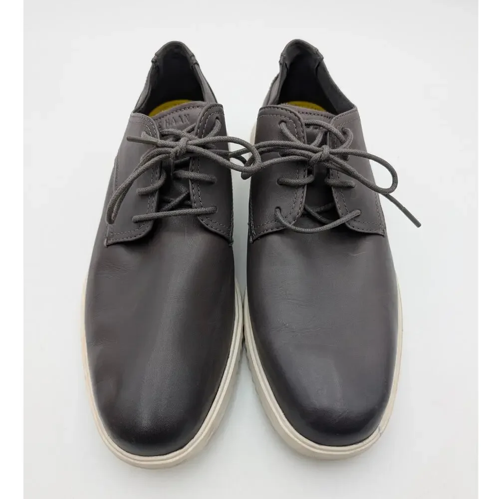 Cole Haan Grand Plain Toe Oxfords Shoes Men's Pavement/Ivory Size US11.5M EU44.5